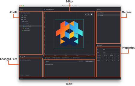 Defold editor