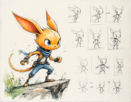 Концепт-арт лиса