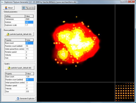 Explosion Texture Generator