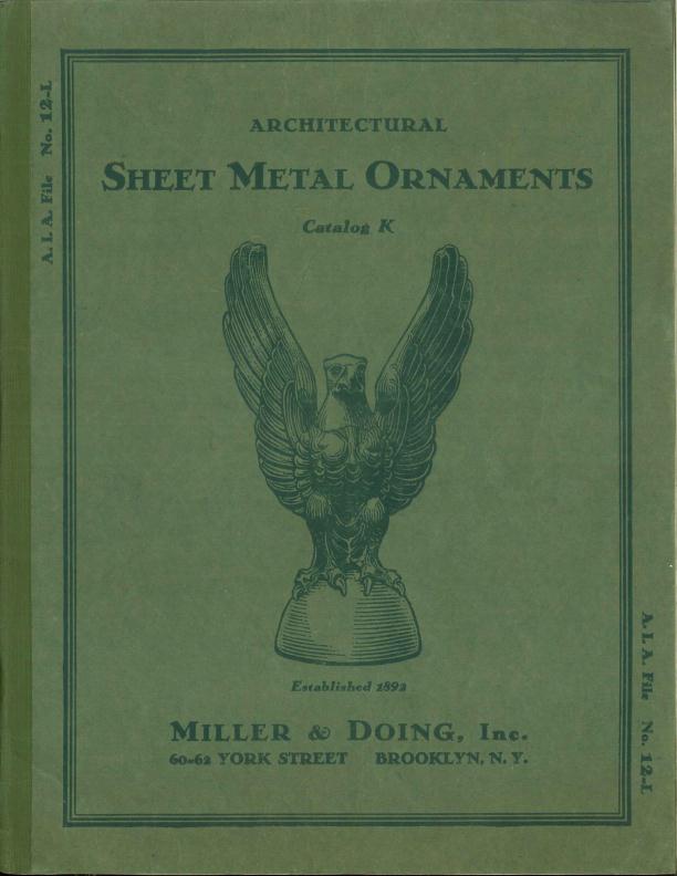 Catalog K: декоративные металлические элементы для фасадов от Miller & Doing